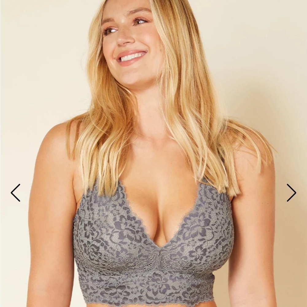 Cosabella Curvy V Bralette in Platinum